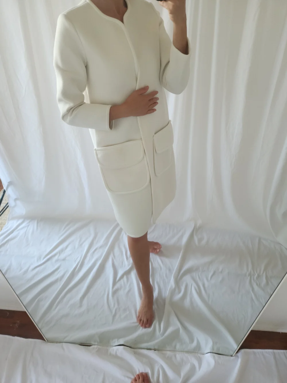 Cynthia Rowley minimalist cream